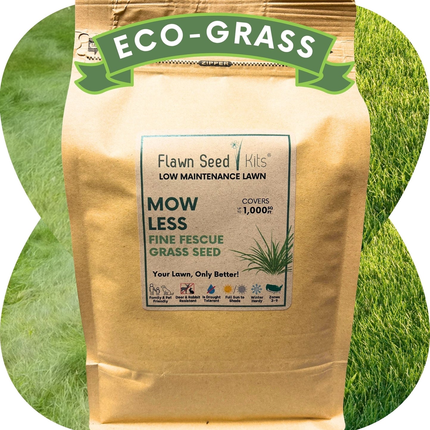 Mow Less Grass Seed