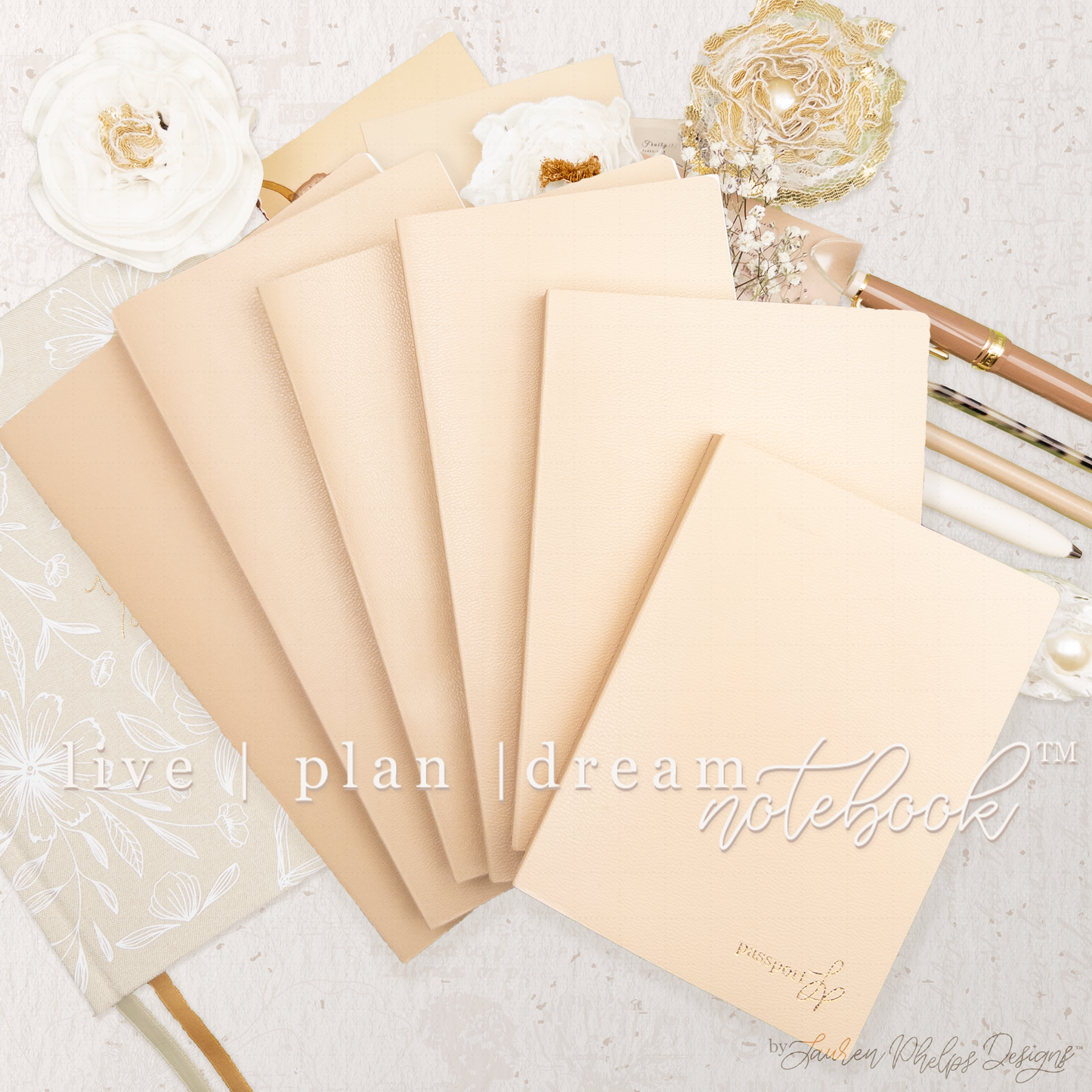 Weeks Live | Plan | Dream® Notebook by Lauren Phelps Designs