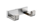 Bagno Bianca Stainless Steel Double Robe Hook