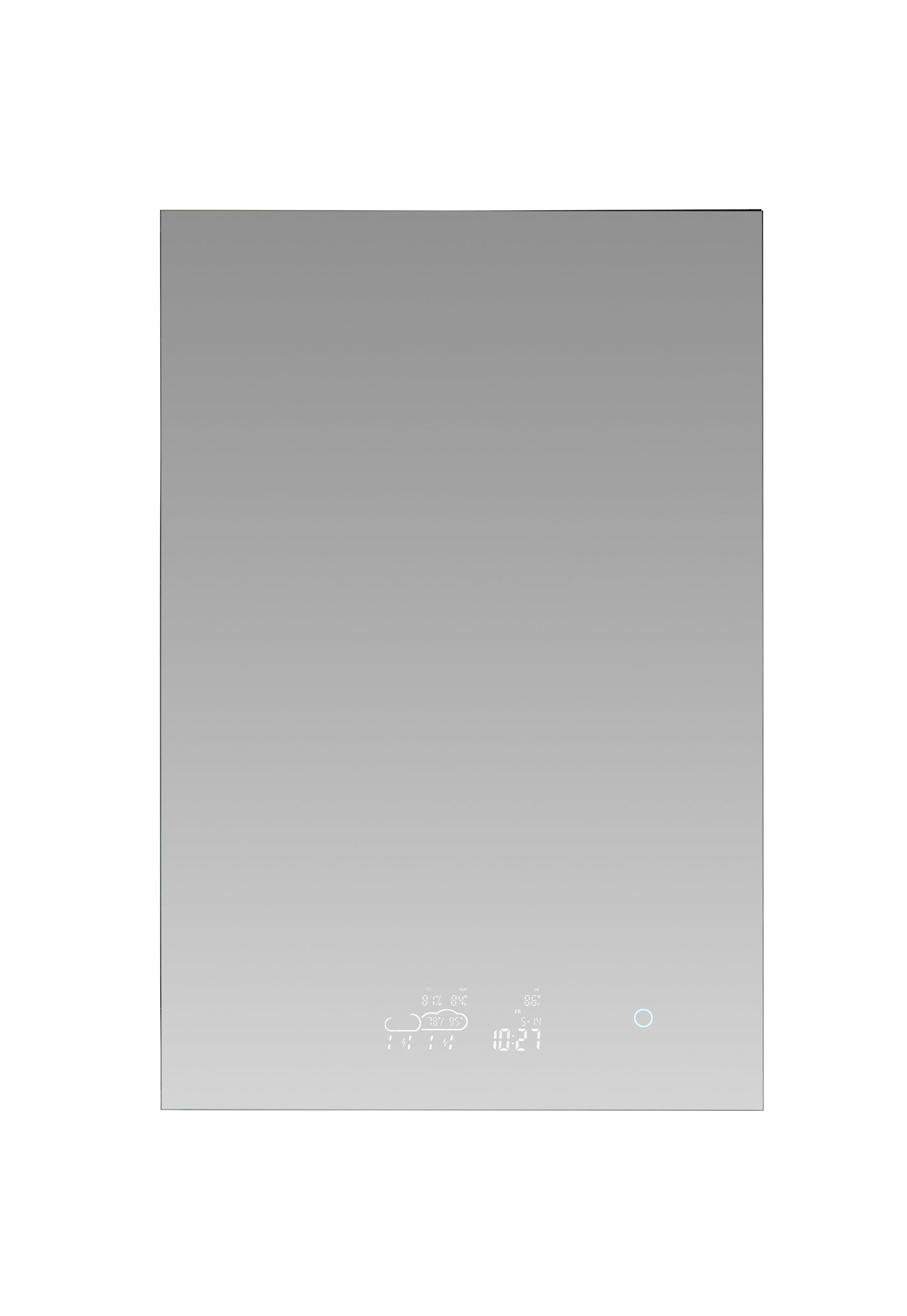Savera 24 in. W x 32 in. H Recessed or Surface-Mount LED Mirror Medicine Cabinet with Defogger