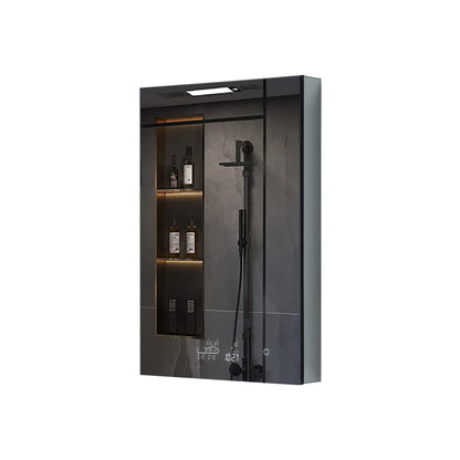 Savera 24 in. W x 36 in. H Recessed or Surface-Mount LED Mirror Medicine Cabinet with Defogger