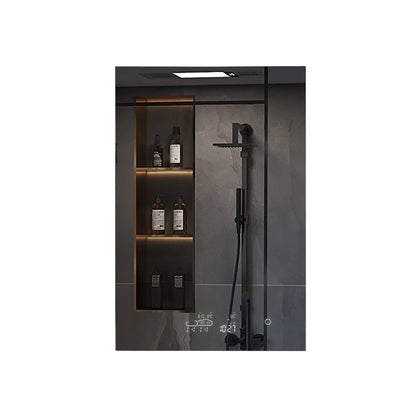 Savera 24 in. W x 36 in. H Recessed or Surface-Mount LED Mirror Medicine Cabinet with Defogger