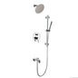 Luviah 1-Spray Tub and Shower Faucet Combo with Round Showerhead and Handheld Shower Wand