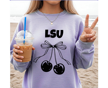 Customizable: Coquette Cherry Crewneck Sweatshirt