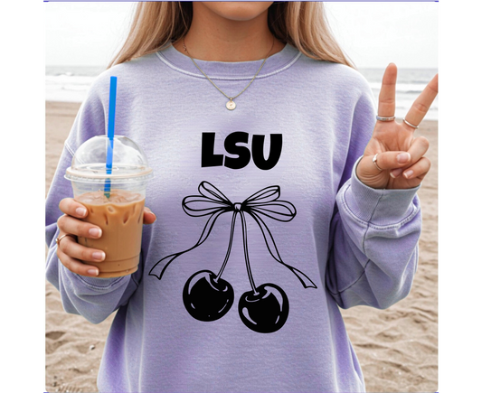 Customizable: Coquette Cherry Crewneck Sweatshirt