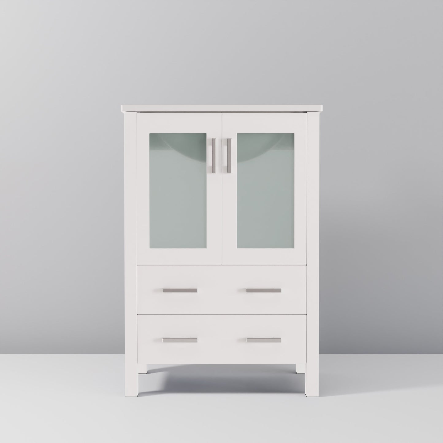 Volez 24 in W x 18.25 in D White Bath Vanity