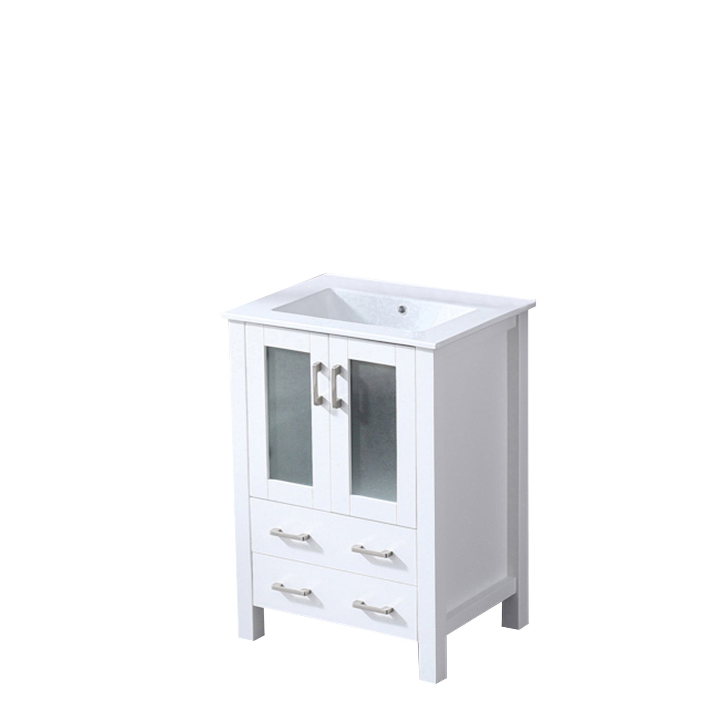Volez 24 in W x 18.25 in D White Bath Vanity
