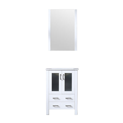 Volez 24 in W x 18.25 in D White Bath Vanity
