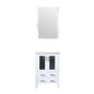 Volez 24 in W x 18.25 in D White Bath Vanity