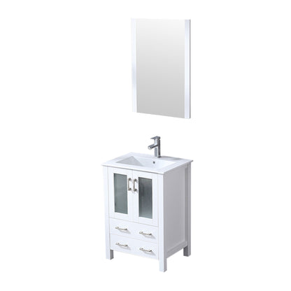 Volez 24 in W x 18.25 in D White Bath Vanity