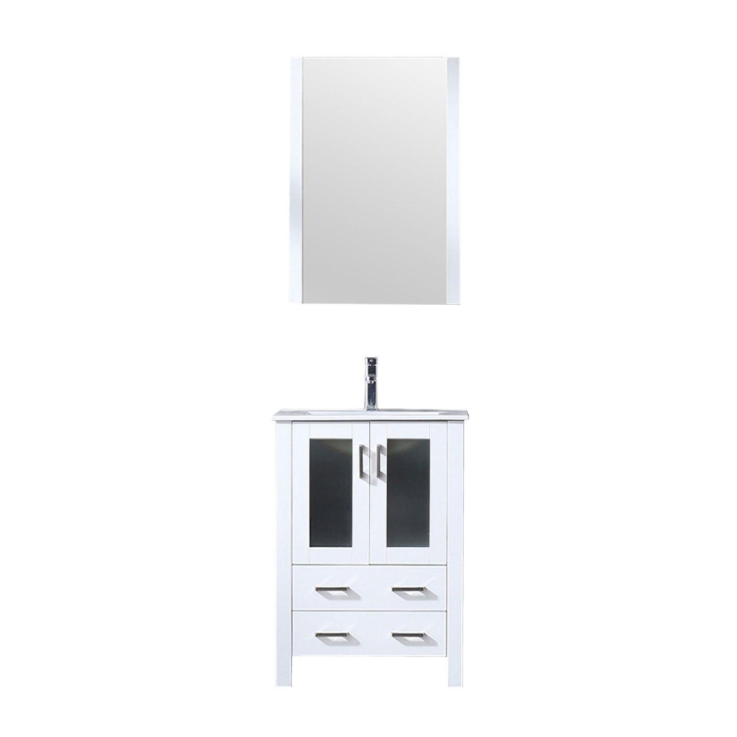 Volez 24 in W x 18.25 in D White Bath Vanity