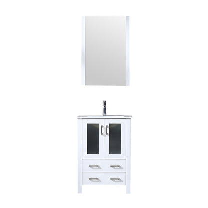 Volez 24 in W x 18.25 in D White Bath Vanity