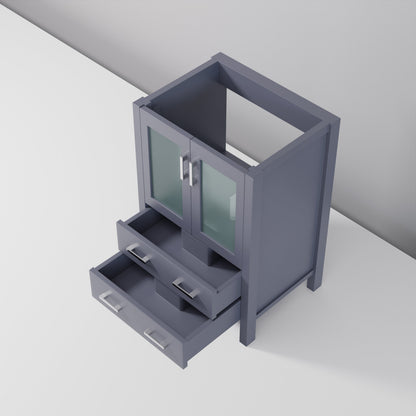 Volez 24 in W x 18.25 in D Dark Grey Bath Vanity