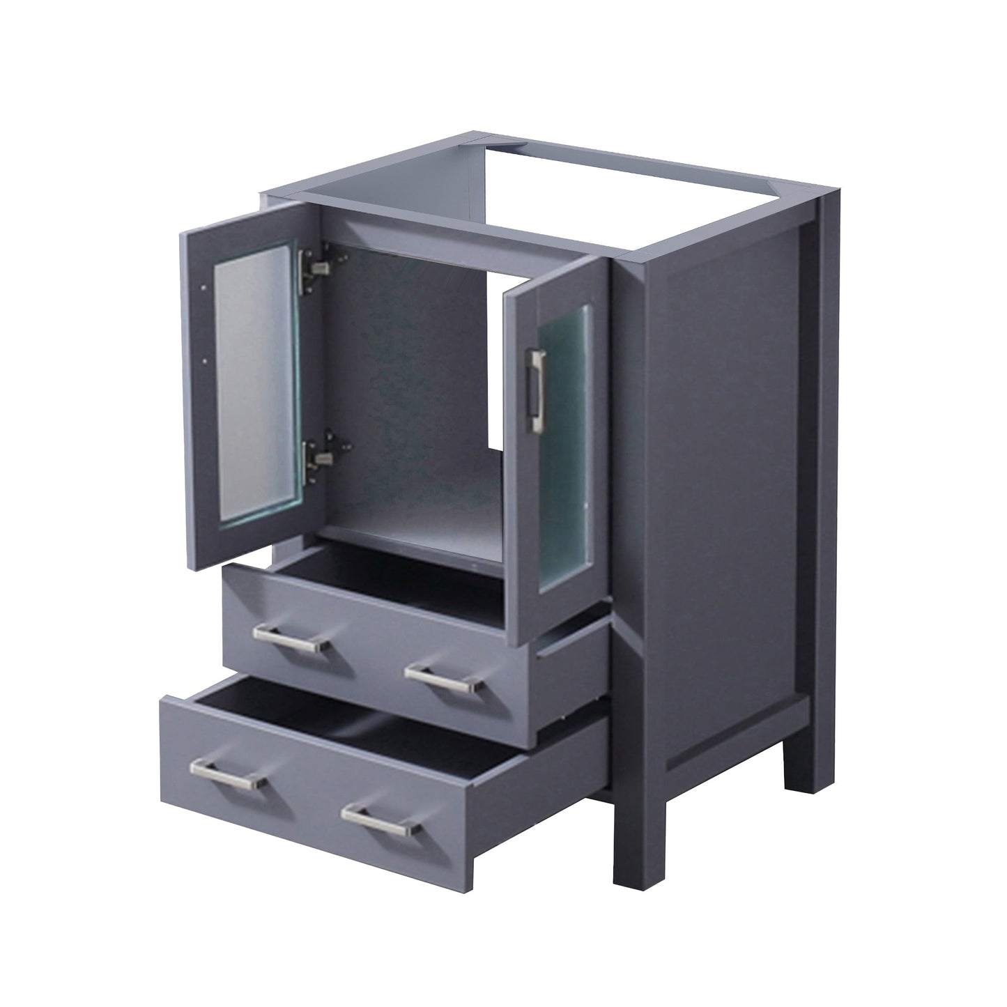 Volez 24 in W x 18.25 in D Dark Grey Bath Vanity