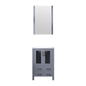 Volez 24 in W x 18.25 in D Dark Grey Bath Vanity