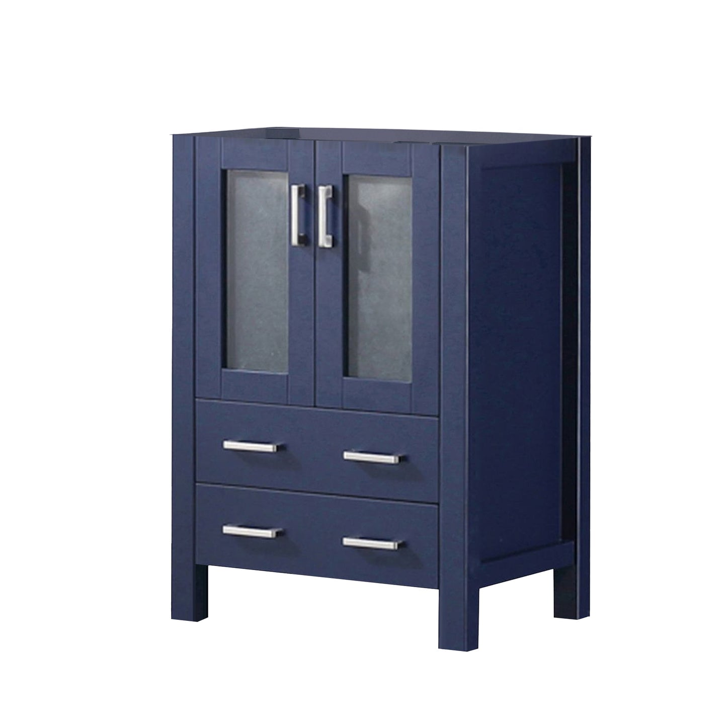 Volez 24 in W x 18.25 in D Navy Blue Bath Vanity