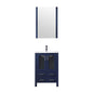 Volez 24 in W x 18.25 in D Navy Blue Bath Vanity