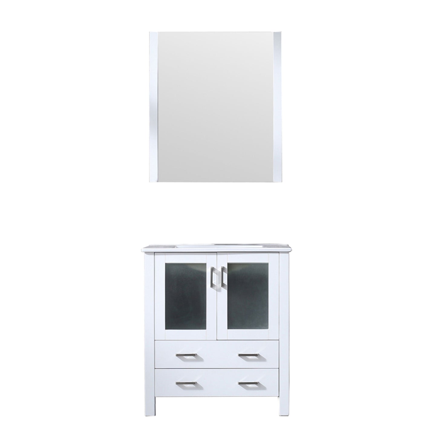 Volez 30 in W x 18.25 in D White Bath Vanity