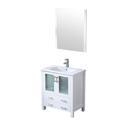 Volez 30 in W x 18.25 in D White Bath Vanity