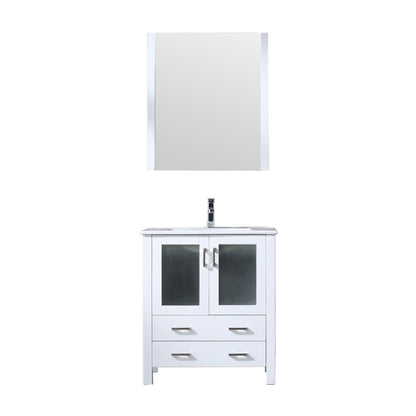 Volez 30 in W x 18.25 in D White Bath Vanity