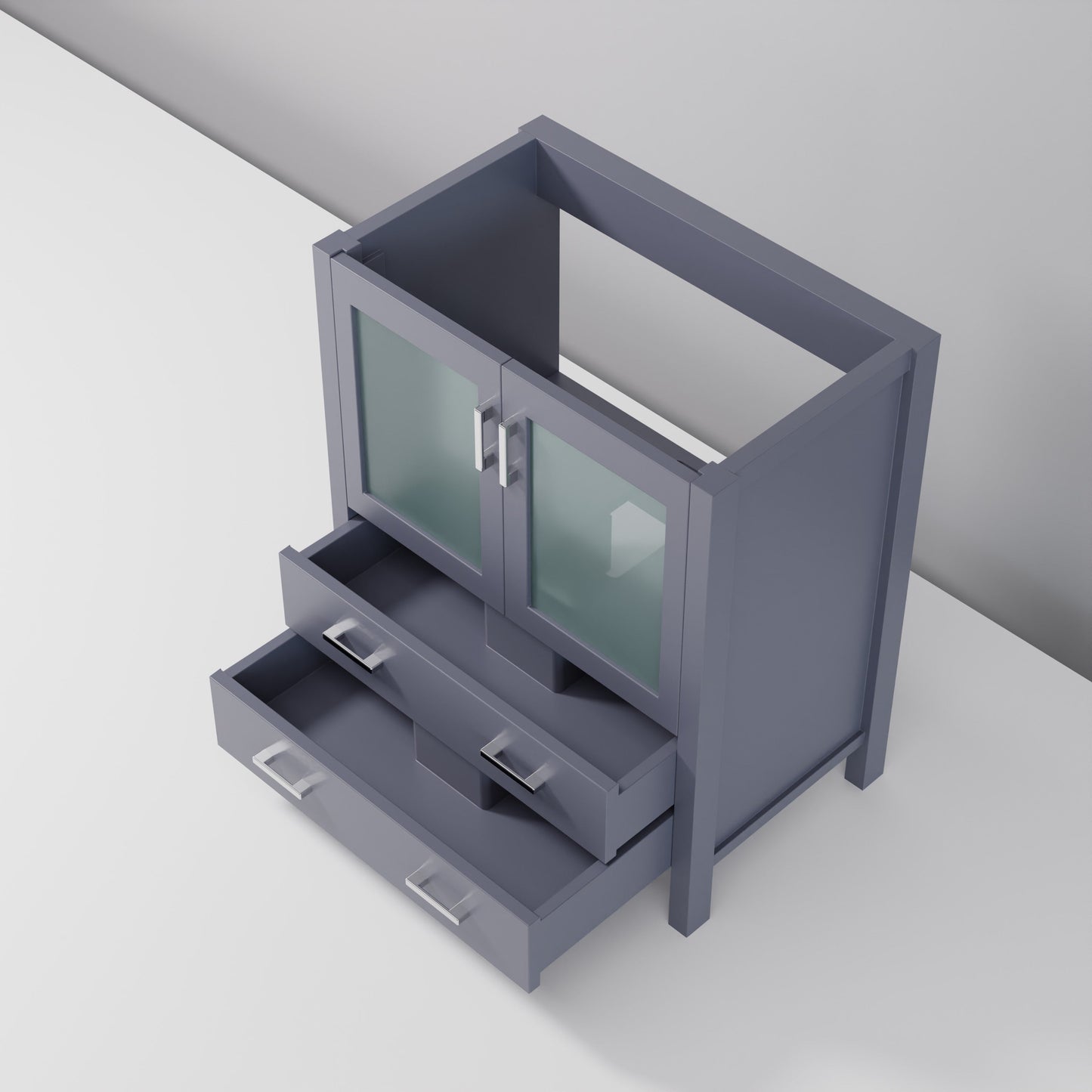 Volez 30 in W x 18.25 in D Dark Grey Bath Vanity
