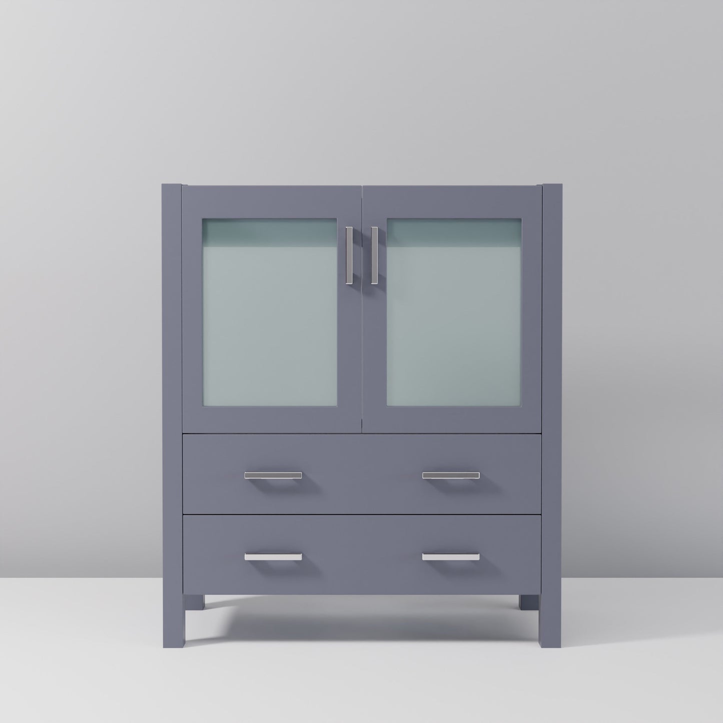 Volez 30 in W x 18.25 in D Dark Grey Bath Vanity