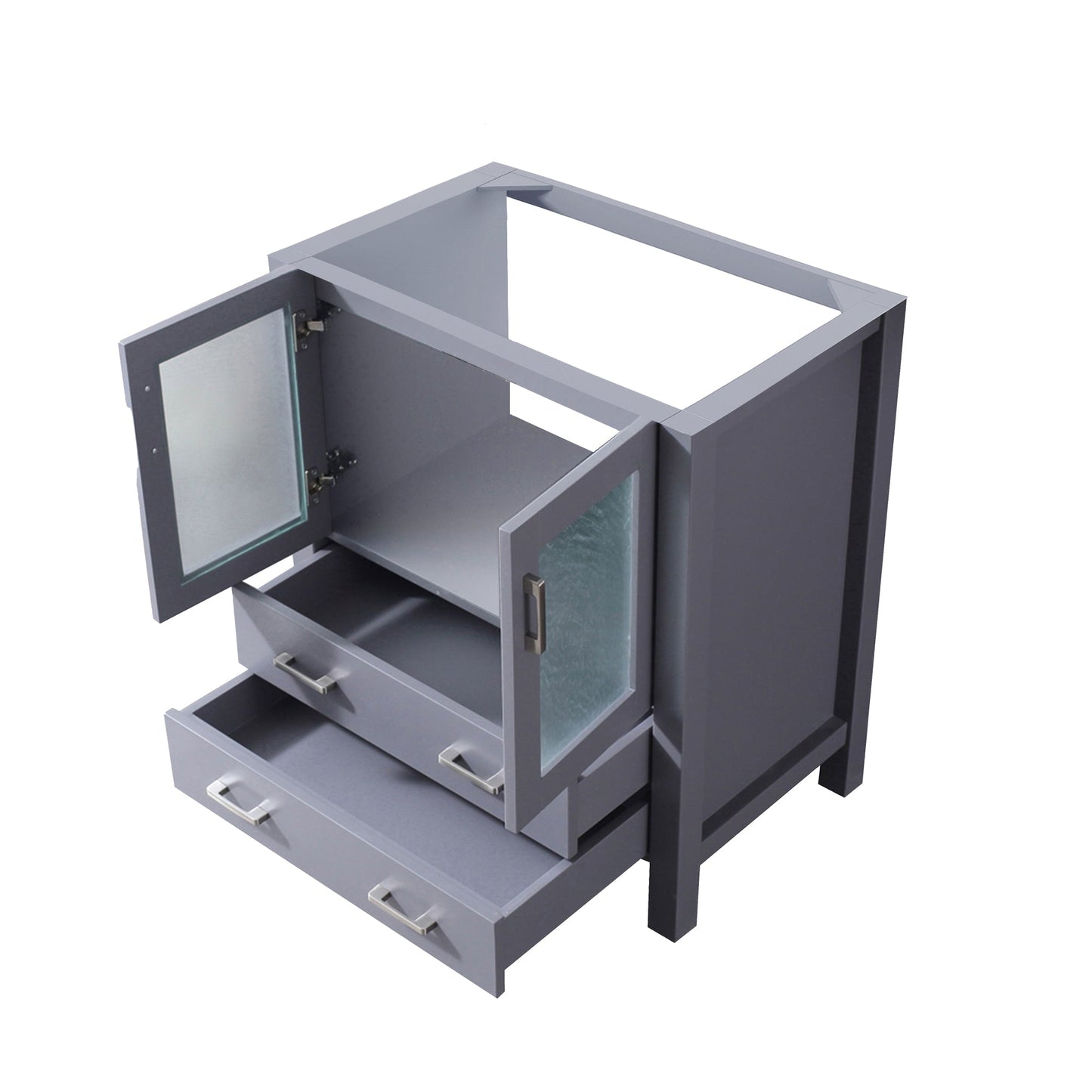 Volez 30 in W x 18.25 in D Dark Grey Bath Vanity