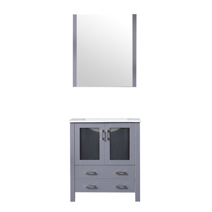 Volez 30 in W x 18.25 in D Dark Grey Bath Vanity
