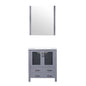Volez 30 in W x 18.25 in D Dark Grey Bath Vanity
