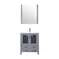Volez 30 in W x 18.25 in D Dark Grey Bath Vanity