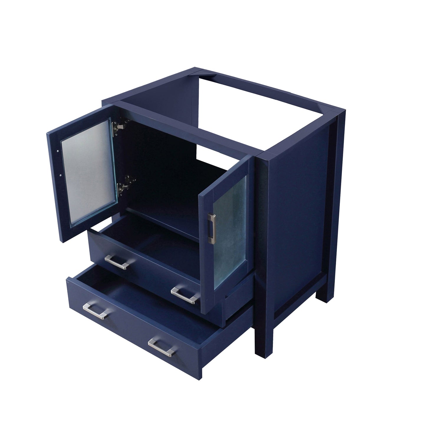 Volez 30 in W x 18.25 in D Navy Blue Bath Vanity