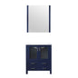 Volez 30 in W x 18.25 in D Navy Blue Bath Vanity