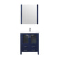 Volez 30 in W x 18.25 in D Navy Blue Bath Vanity