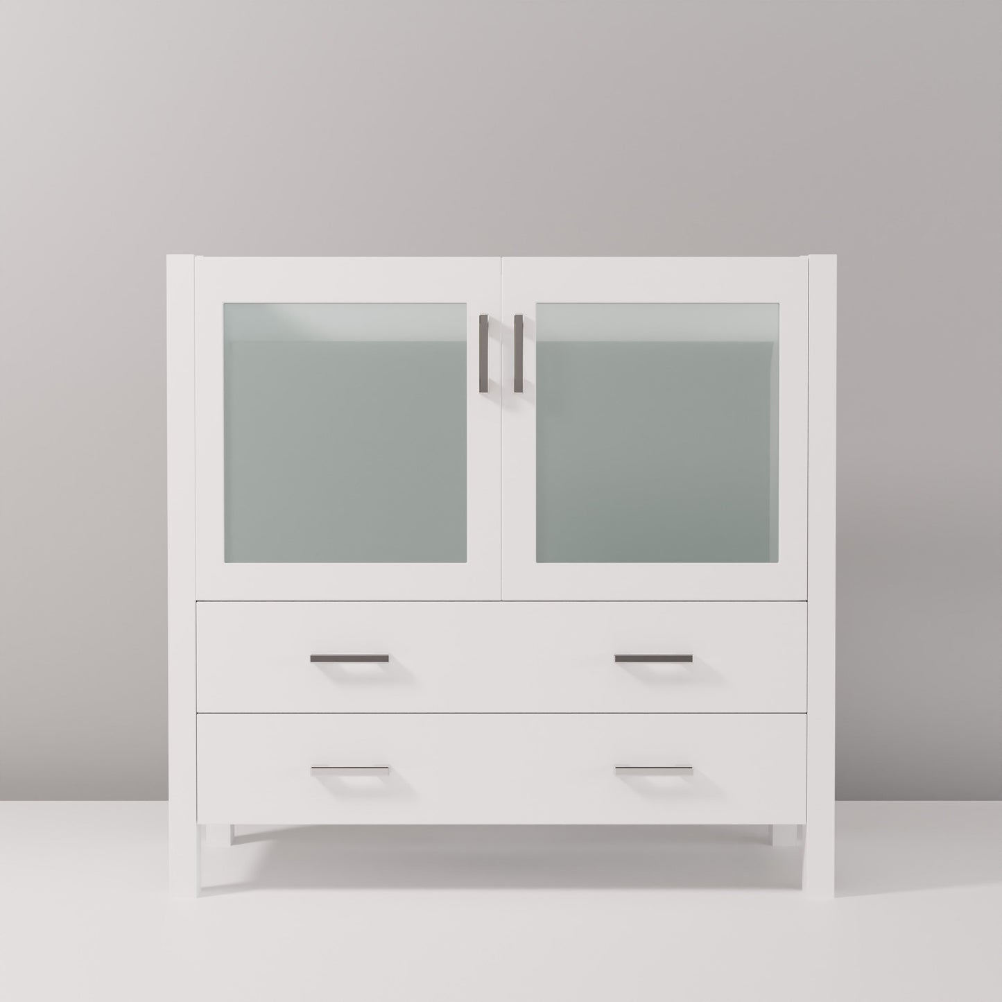 Volez 36 in W x 18.25 in D White Bath Vanity