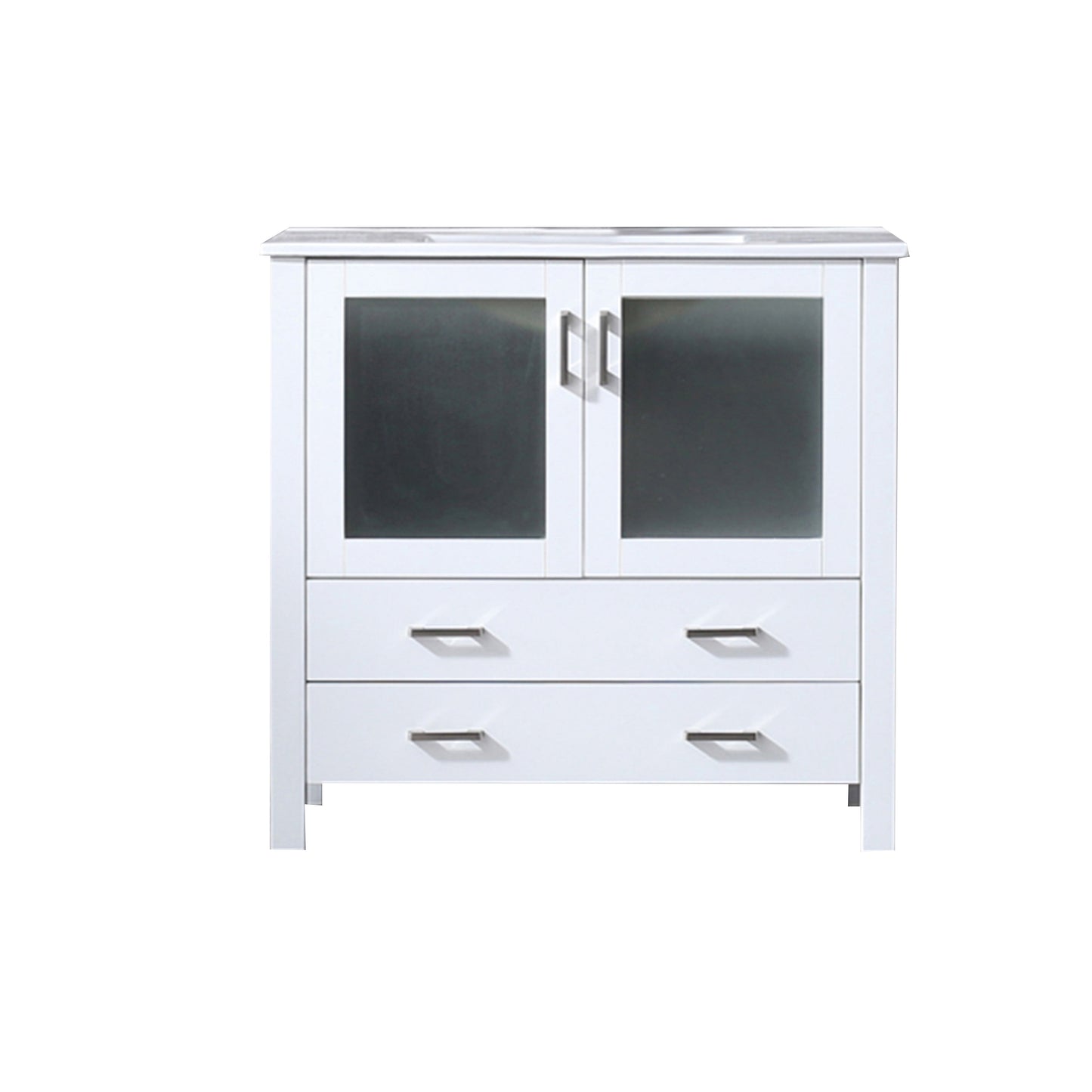 Volez 36 in W x 18.25 in D White Bath Vanity