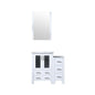 Volez 36 in W x 18.25 in D White Bath Vanity
