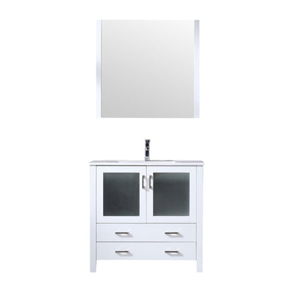 Volez 36 in W x 18.25 in D White Bath Vanity