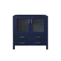 Volez 36 in W x 18.25 in D Navy Blue Bath Vanity