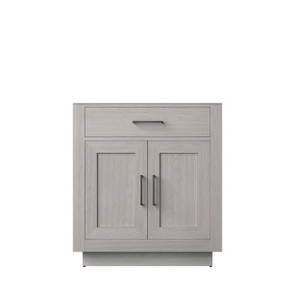 Abbey 30 in W x 22 in D White Oak Single Bath Vanity