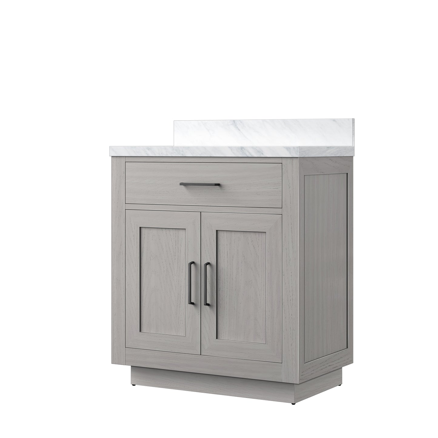 Abbey 30 in W x 22 in D White Oak Single Bath Vanity