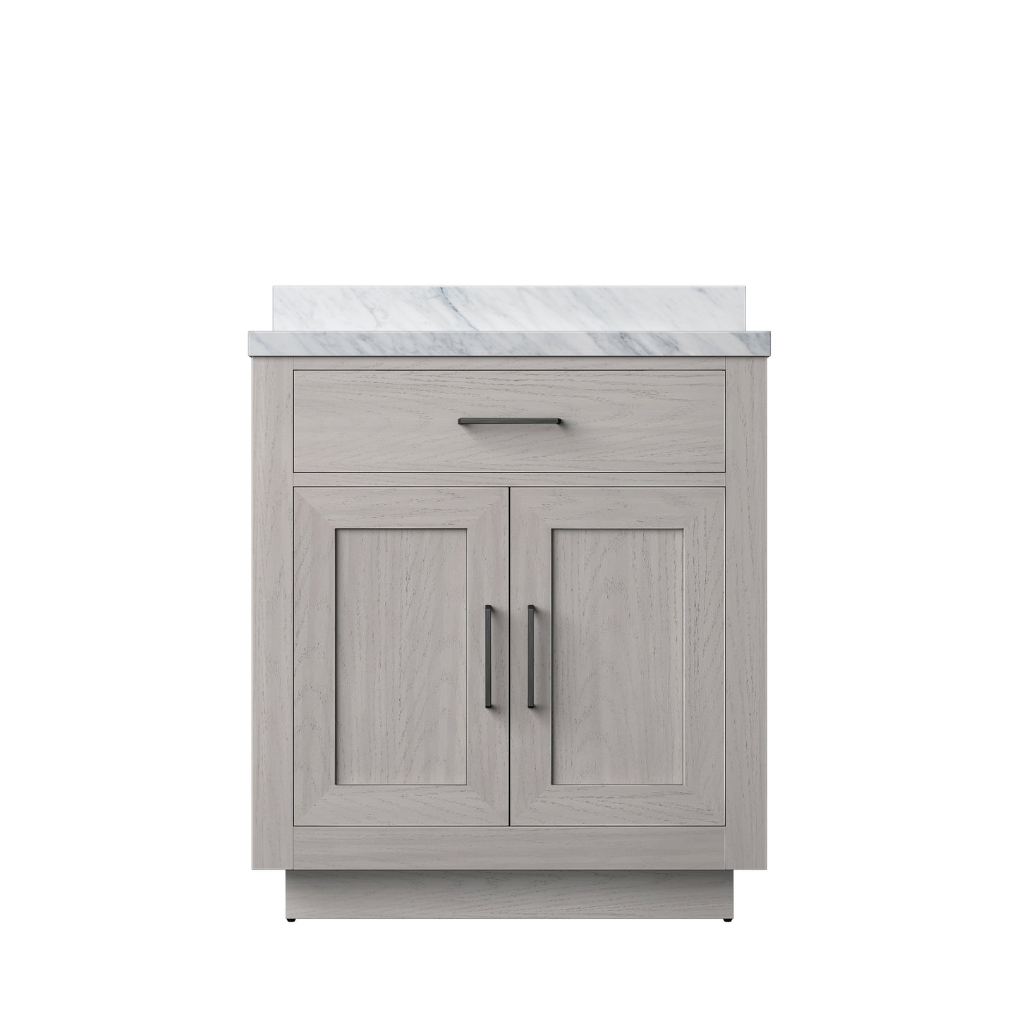 Abbey 30 in W x 22 in D White Oak Single Bath Vanity
