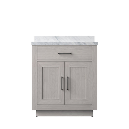 Abbey 30 in W x 22 in D White Oak Single Bath Vanity