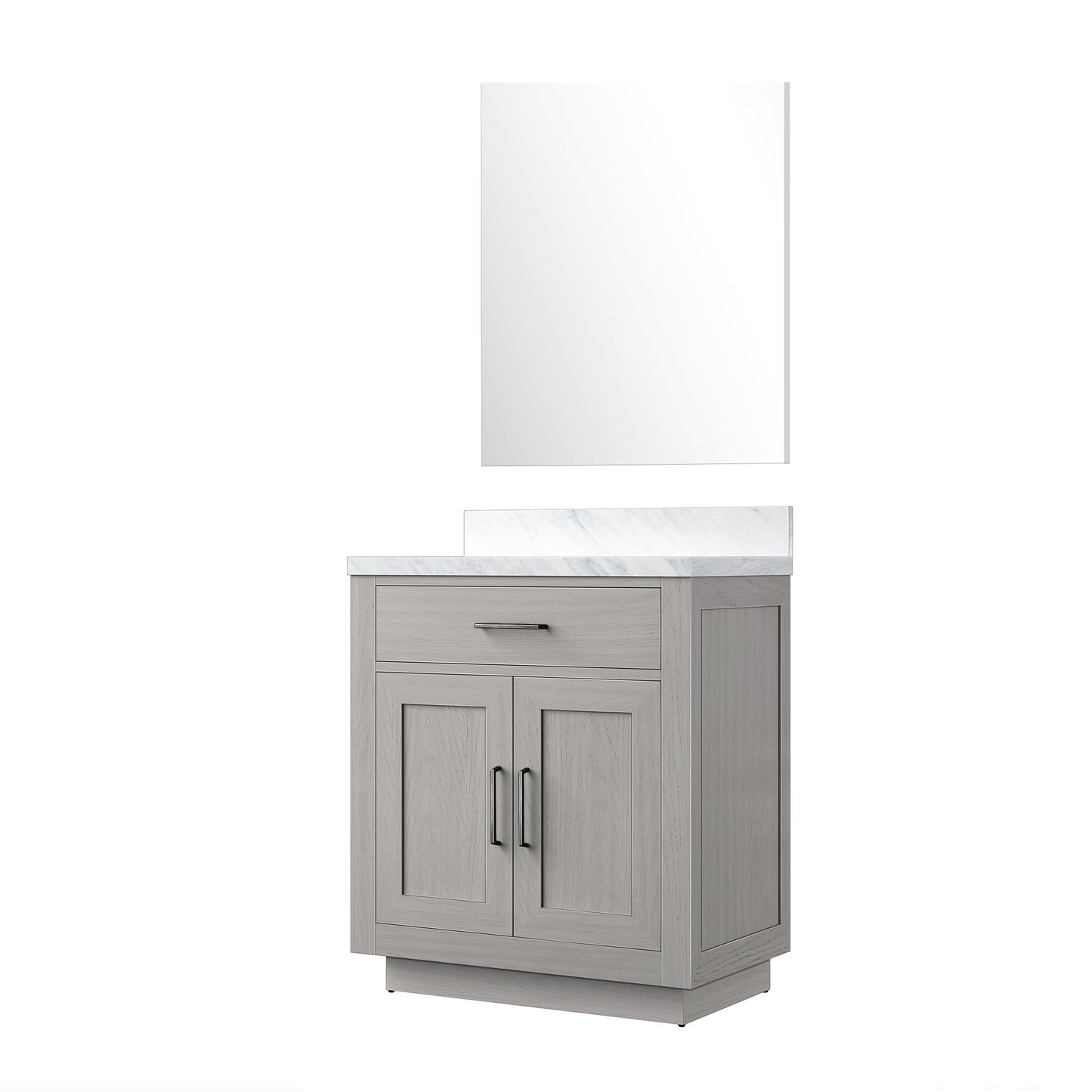 Abbey 30 in W x 22 in D White Oak Single Bath Vanity