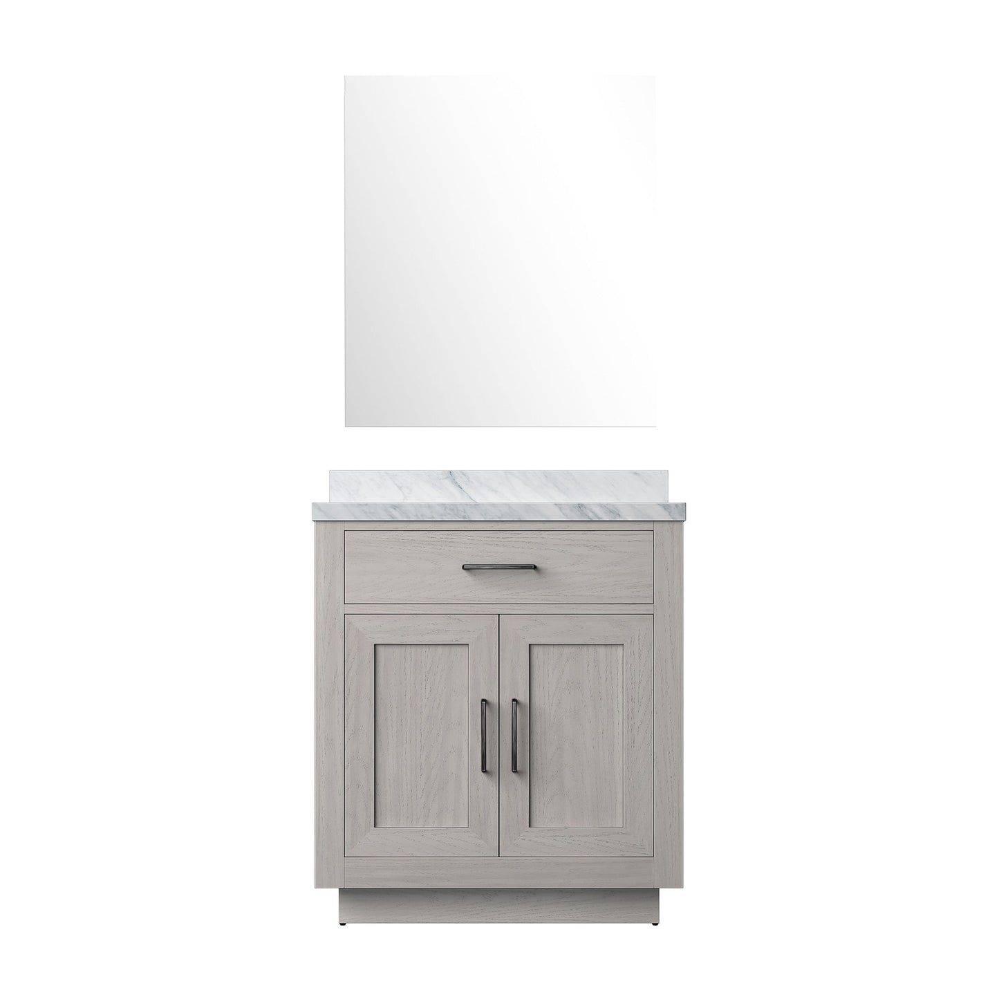 Abbey 30 in W x 22 in D White Oak Single Bath Vanity