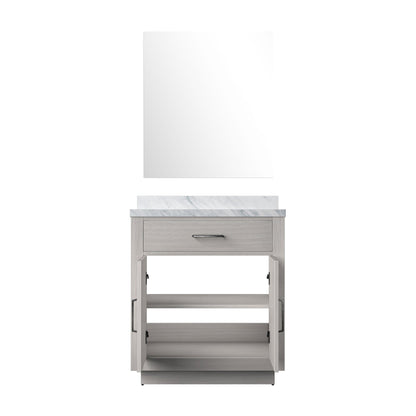 Abbey 30 in W x 22 in D White Oak Single Bath Vanity