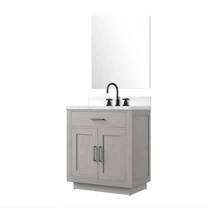 Abbey 30 in W x 22 in D White Oak Single Bath Vanity