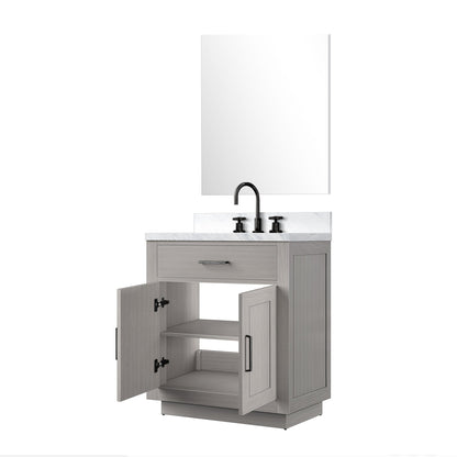 Abbey 30 in W x 22 in D White Oak Single Bath Vanity