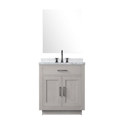 Abbey 30 in W x 22 in D White Oak Single Bath Vanity