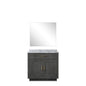 Abbey 36 in W x 22 in D Black Oak Single Bath Vanity