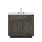 Abbey 36 in W x 22 in D Brown Oak Single Bath Vanity